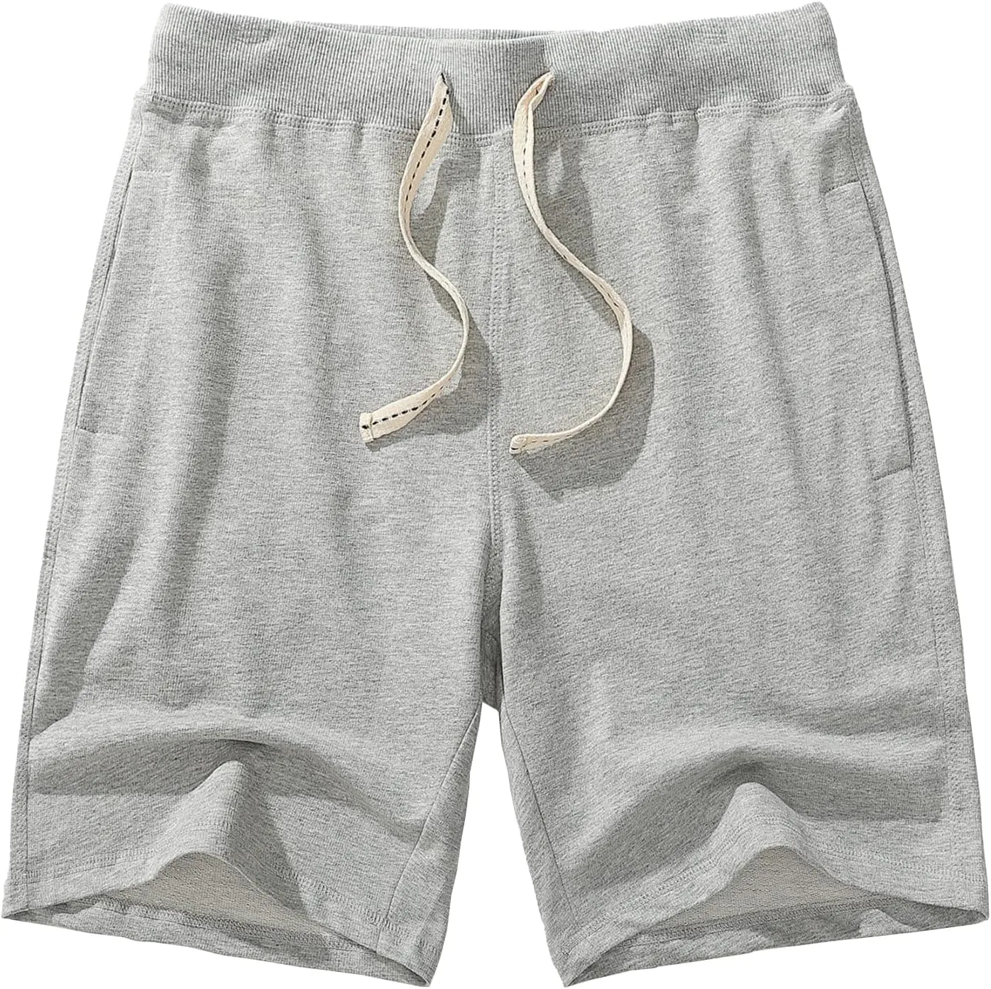 AMY COULEE Men's Casual Classic Shorts Athletic Cotton Sweat Shorts with Drawstring