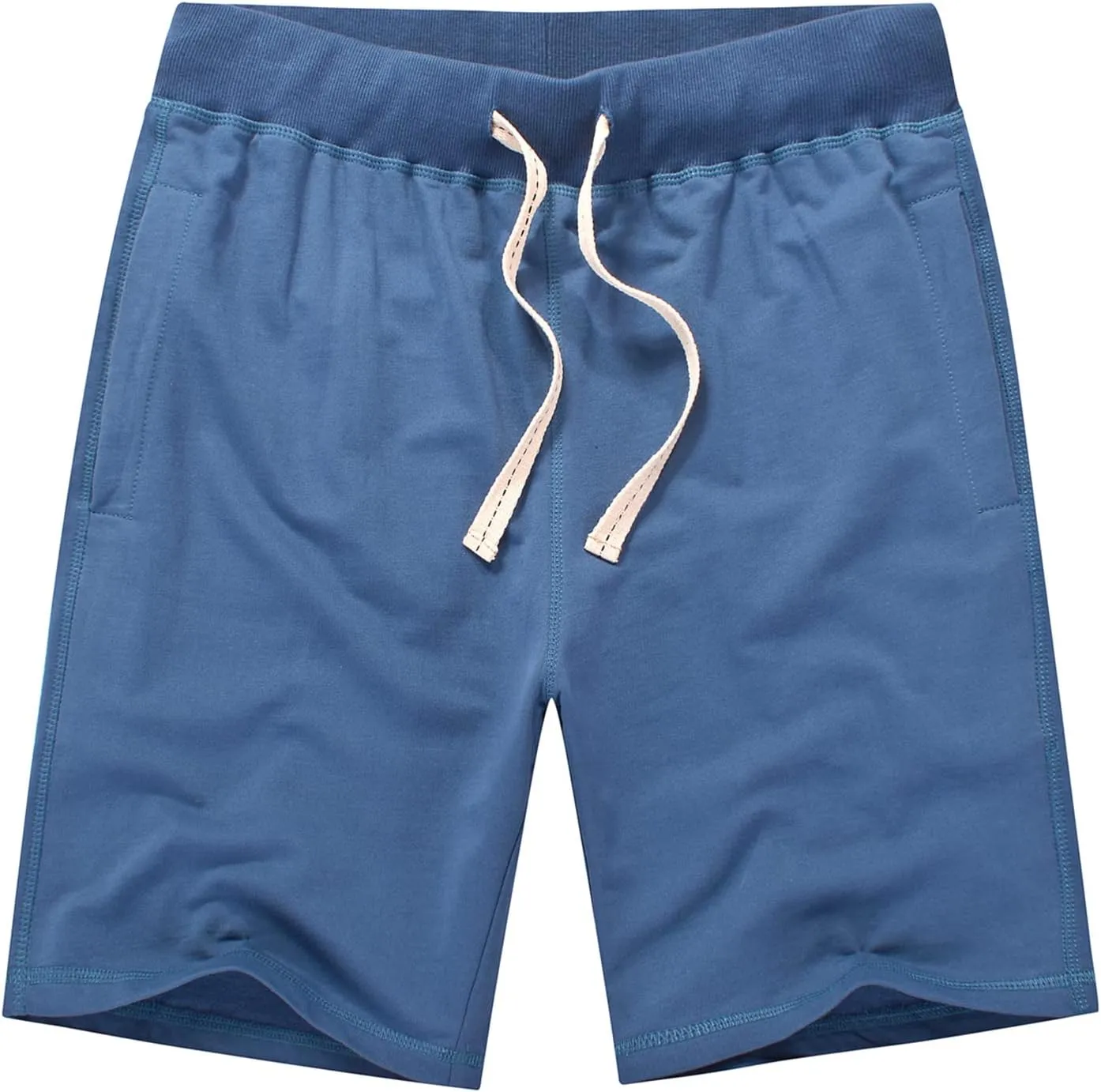 AMY COULEE Men's Casual Classic Shorts Athletic Cotton Sweat Shorts with Drawstring
