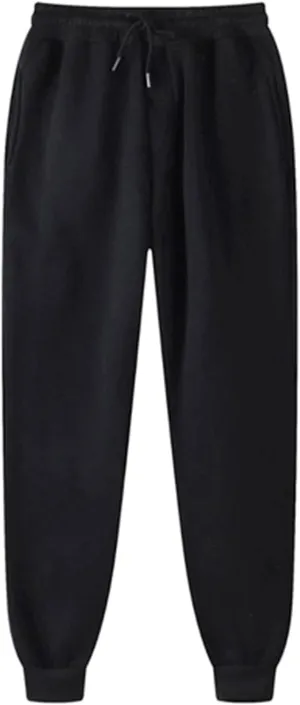 Anjikang Mens Athletic Sweatpants Lightweight Elastic Waist Joggers Pants Gym Workout Casual Baggy Running Pants with Pockets