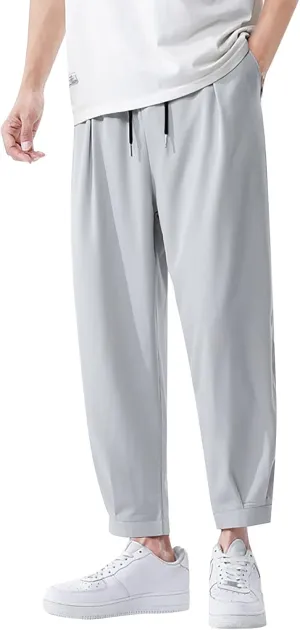 Big and Tall Sweatpants for Men Casual Silver Bottoms Hip Hop Fluorescent Dance Party Festival Night Sport Trousers
