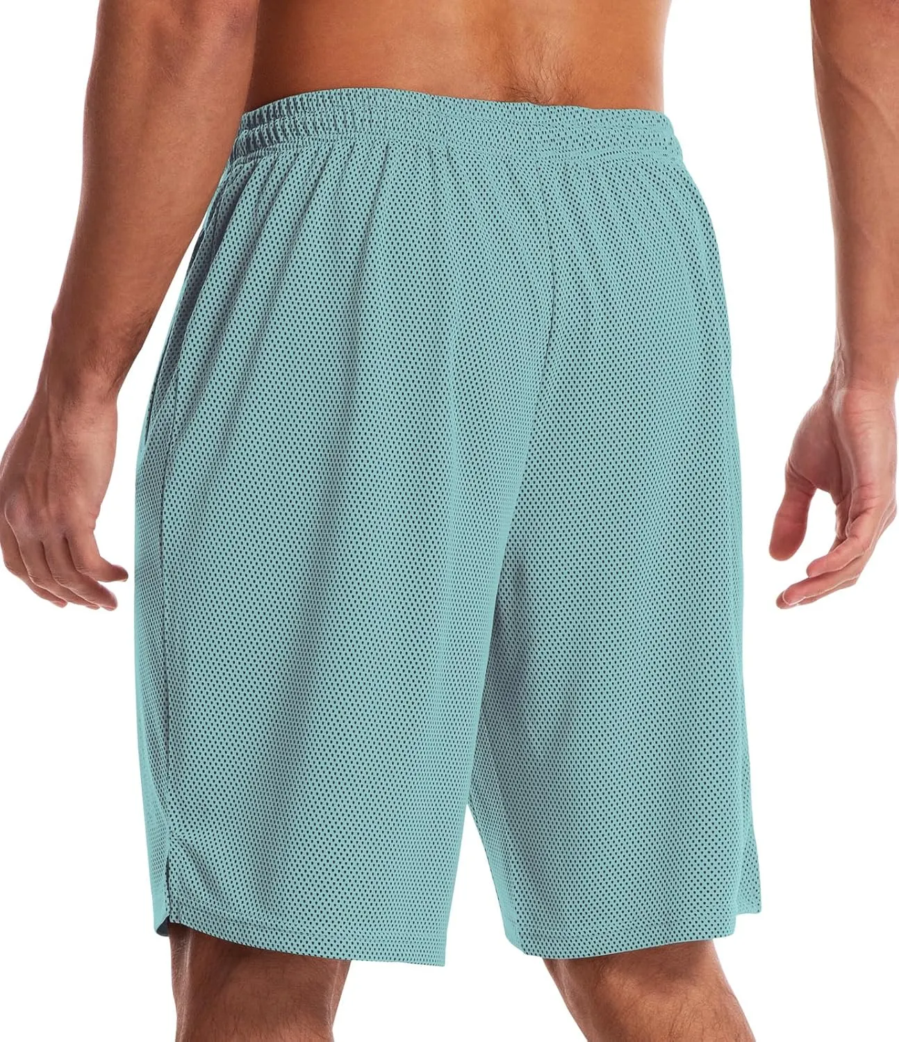 CANGHPGIN Mens Athletic Wear Mesh Basketball Shorts with Pockets, Quick Dry Gym Shorts 9 inch Running Workout Shorts for Men