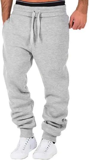 Cargo Pants for Men Big and Tall Cotton Sweatpants with Cargo Pockets Open Bottom Yoga Pants for Men Lounge Pants for