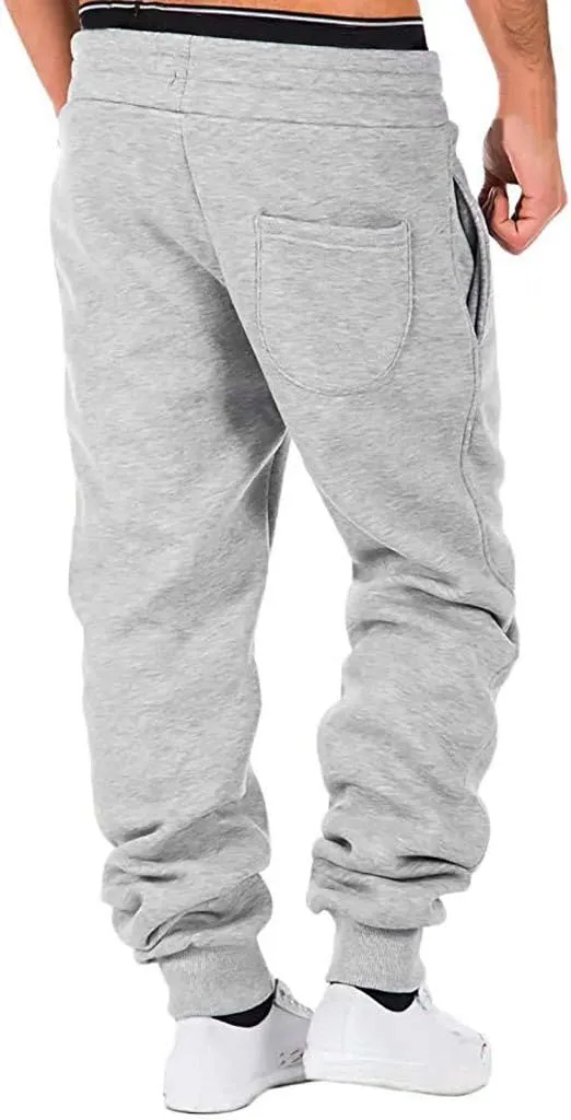 Cargo Pants for Men Big and Tall Cotton Sweatpants with Cargo Pockets Open Bottom Yoga Pants for Men Lounge Pants for