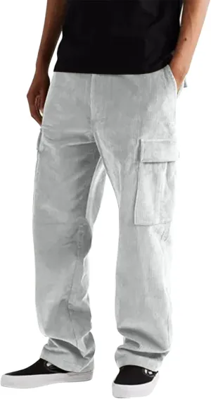 Cargo Pants for Men Relaxed Fit Casual Wild Joggers Athletic Work Pants Baggy Hiking Trousers Outdoor Wearing Track Pants