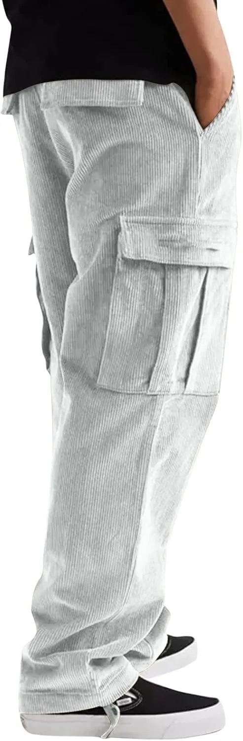 Cargo Pants for Men Relaxed Fit Casual Wild Joggers Athletic Work Pants Baggy Hiking Trousers Outdoor Wearing Track Pants
