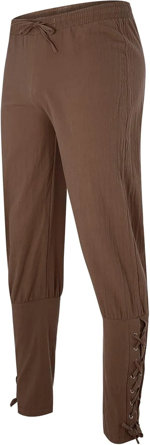 Cargo Pants for Men Relaxed Fit Fleece Cargo Sweatpants Open Bottom Straight Leg Casual Loose Athletic Jogger Pants