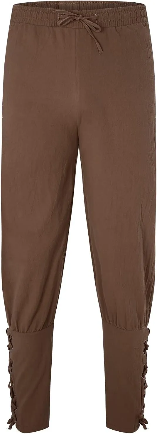 Cargo Pants for Men Relaxed Fit Fleece Cargo Sweatpants Open Bottom Straight Leg Casual Loose Athletic Jogger Pants