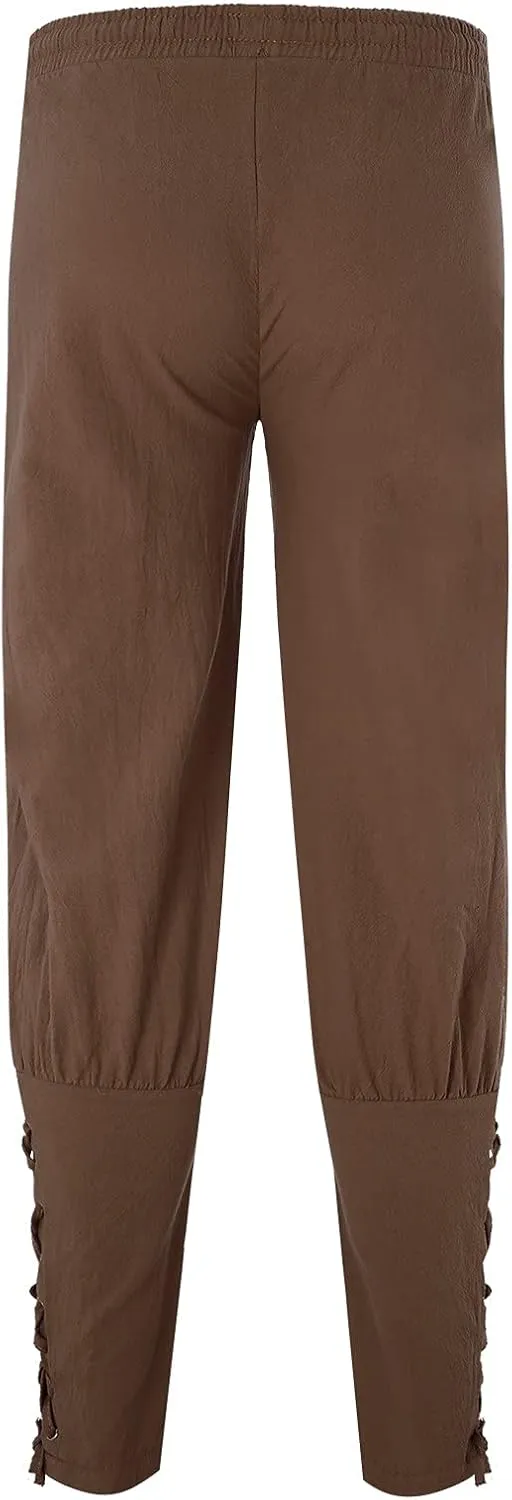 Cargo Pants for Men Relaxed Fit Fleece Cargo Sweatpants Open Bottom Straight Leg Casual Loose Athletic Jogger Pants