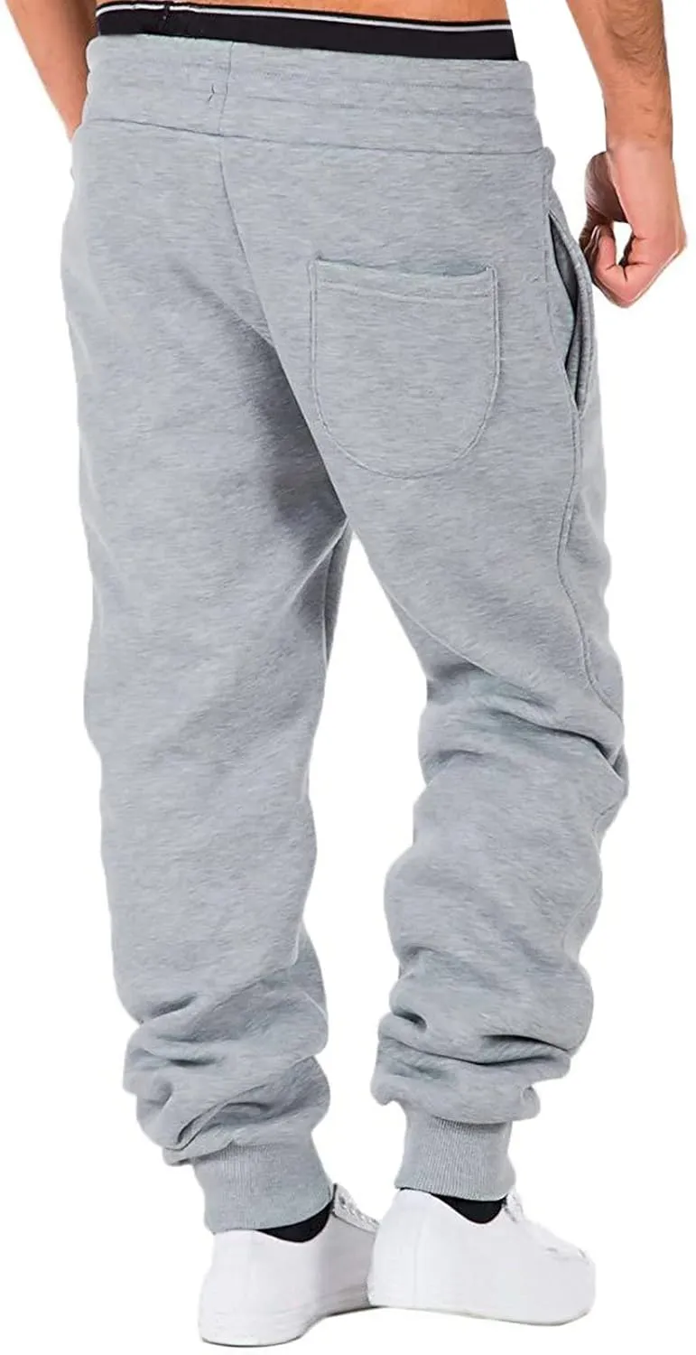 Cargo Pants for Men Relaxed Fit Golf Sweatpants Pant with Zipper Pockets Tapered Athletic Joggers Track Workout Pants