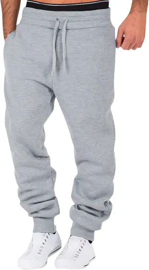 Cargo Pants for Men Relaxed Fit Golf Sweatpants Pant with Zipper Pockets Tapered Athletic Joggers Track Workout Pants