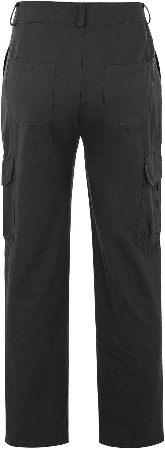 Cargo Pants for Men Relaxed Fit Mens Cargo Pants Tapered Gym Running Workout Pants Letter Print Fleece Casual Joggers