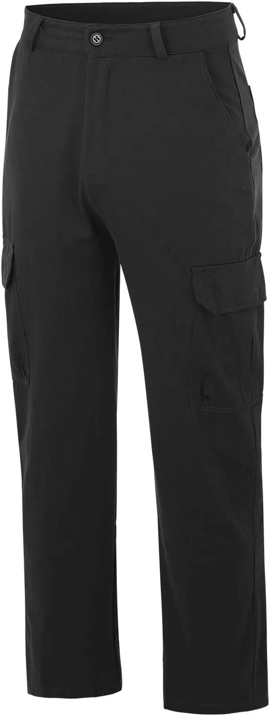 Cargo Pants for Men Relaxed Fit Mens Cargo Pants Tapered Gym Running Workout Pants Letter Print Fleece Casual Joggers