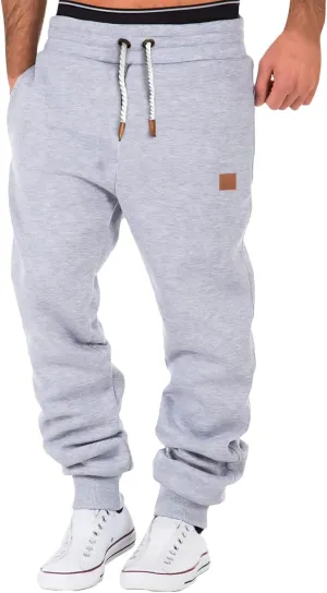 Cargo Pants for Men Relaxed Fit Mens Cargo Sweatpants Heavyweight Fleece Jogger Work Pants Drawstring Sports Trousers