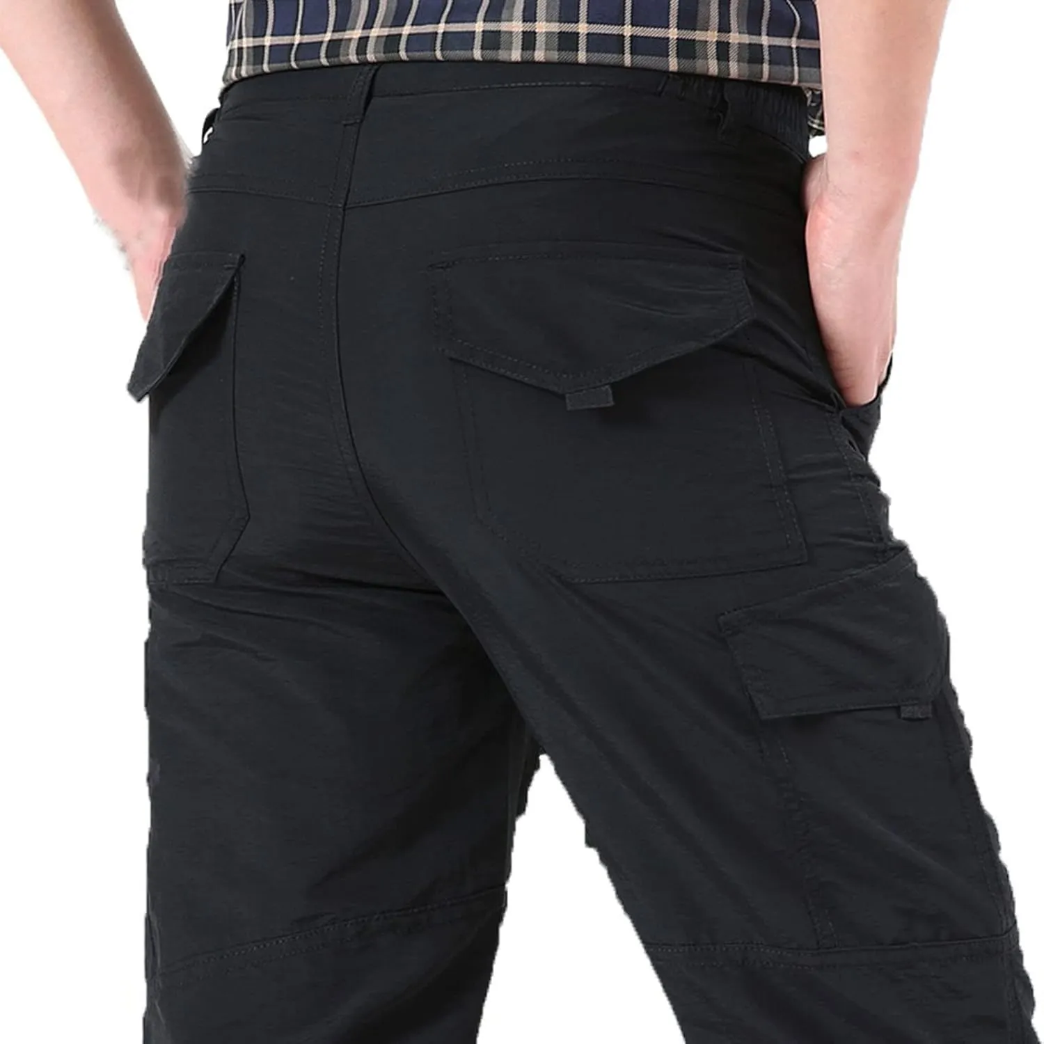 Cargo Pants for Men Relaxed Fit Stretch Cycling Joggers Athletic Trousers Causal Straight Sweatpants with Pockets