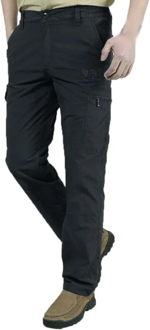 Cargo Pants for Men Relaxed Fit Stretch Cycling Joggers Athletic Trousers Causal Straight Sweatpants with Pockets