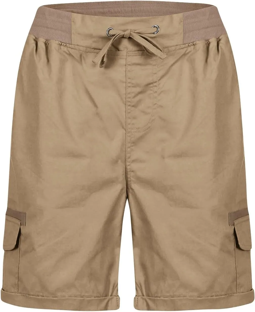 Cargo Shorts Women Summer Trendy High Waisted Drawstring Hiking Shorts Baggy Y2k Athletic Shorts with Pockets