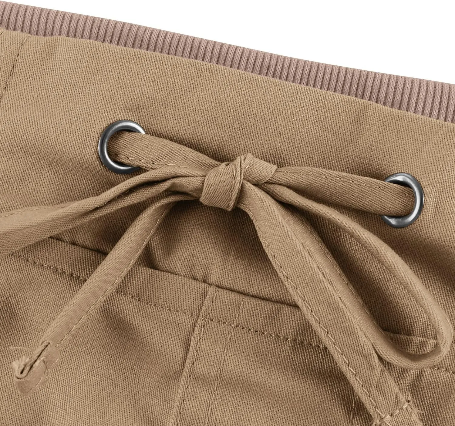 Cargo Shorts Women Summer Trendy High Waisted Drawstring Hiking Shorts Baggy Y2k Athletic Shorts with Pockets