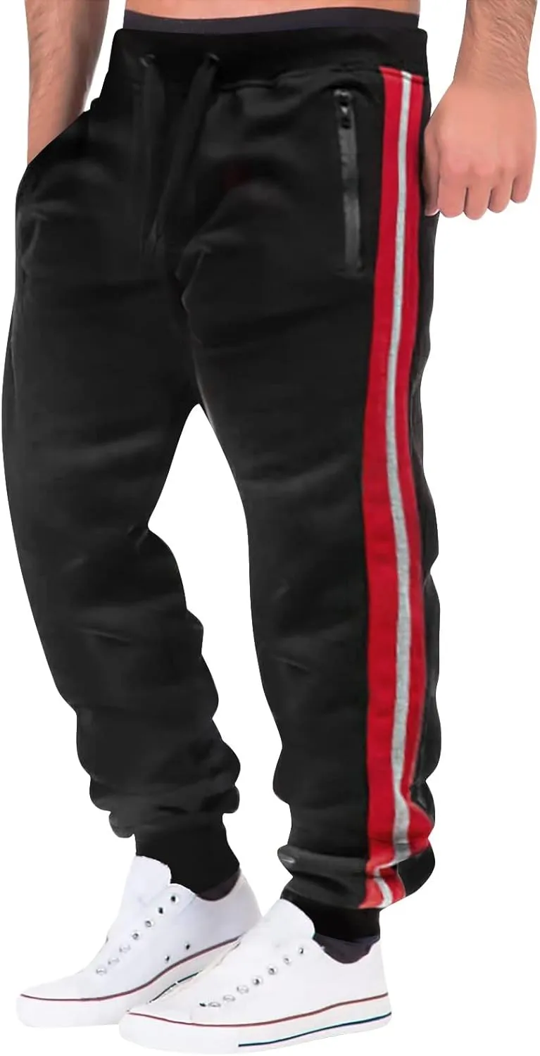 Cargo Sweatpants for Men Big and Tall Outdoor Tactical Pants with 9 Pockets Lightweight Ripstop Cargo Work Pants Mens