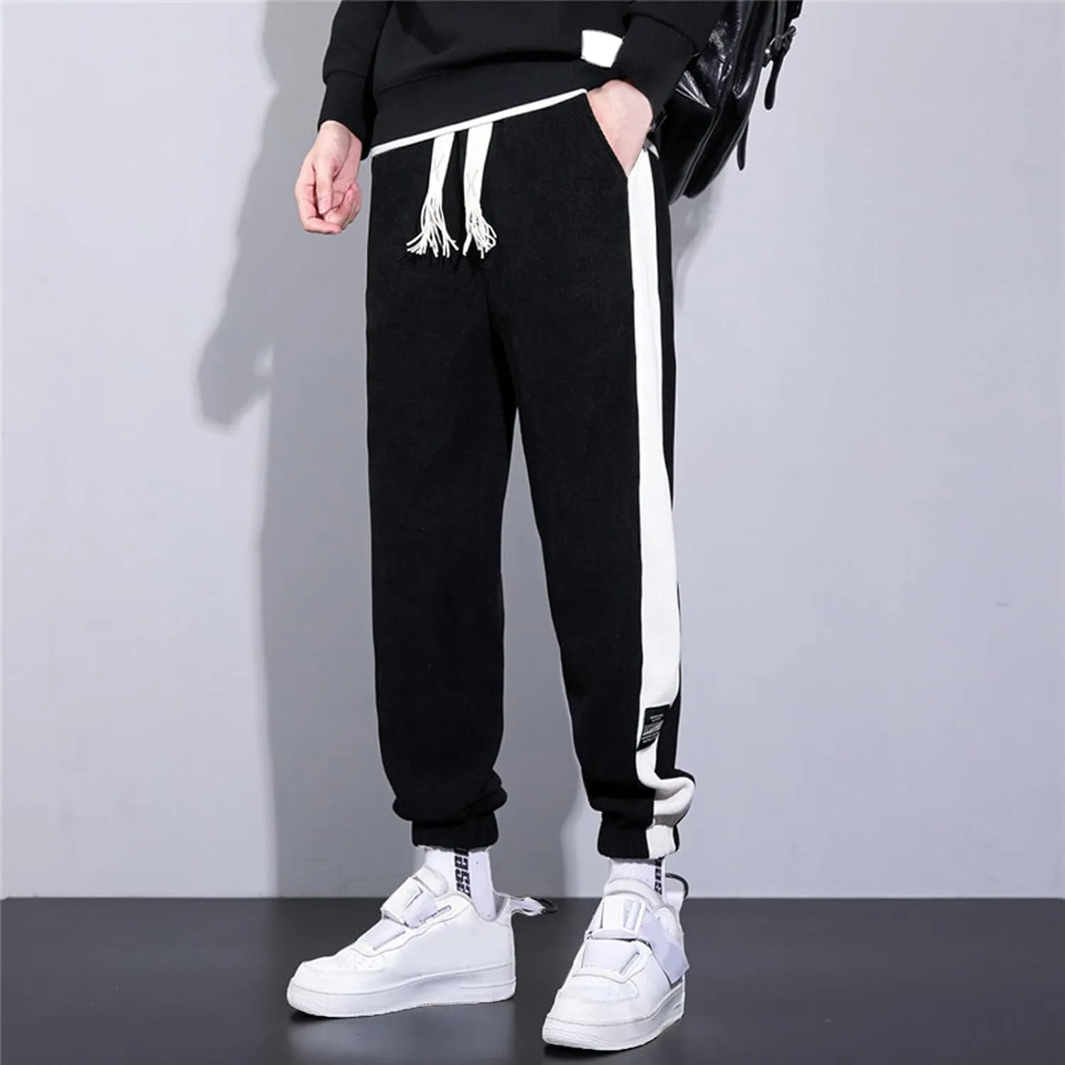 Cargo Sweatpants for Men Trousers Cargo Pants for Men Relaxed Fit Casual Slim Beach Work Streetwear Khaki Baggy Pants
