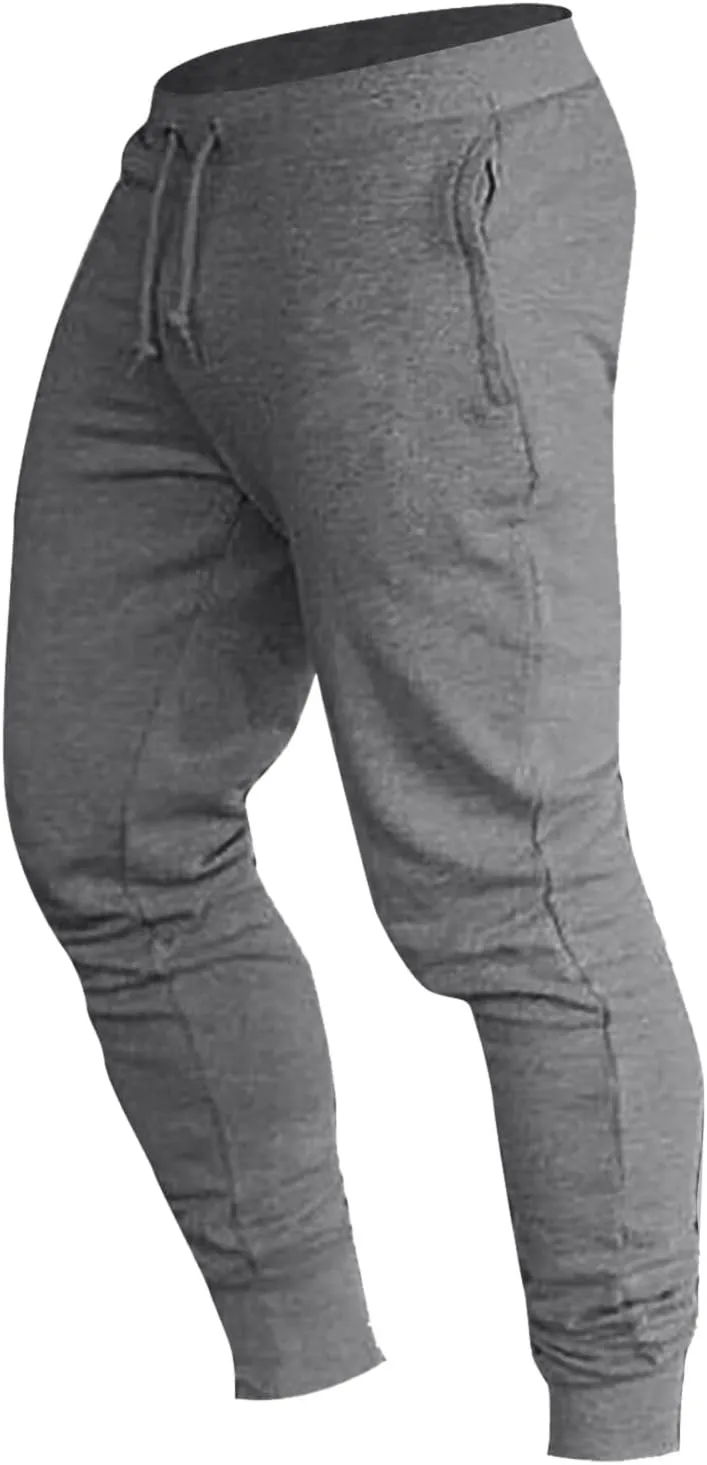 Cargo Trousers for Men Pants Casual Drawstring Athletic Jogger Sports Outdoor Trousers Mens Active Fleece Athletic