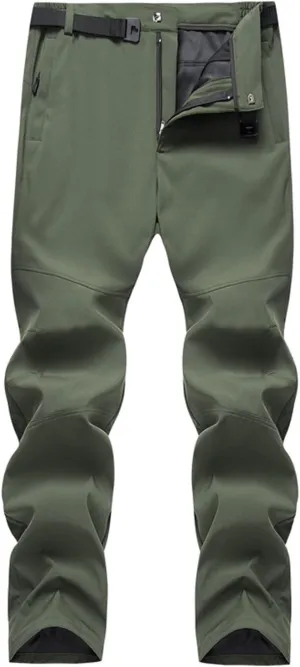 Casual Pants for Men Fashion Cotton Buckle Zipper Solid Skinny-Fit Jogger Trousers Outdoor Sports Climbing Pants
