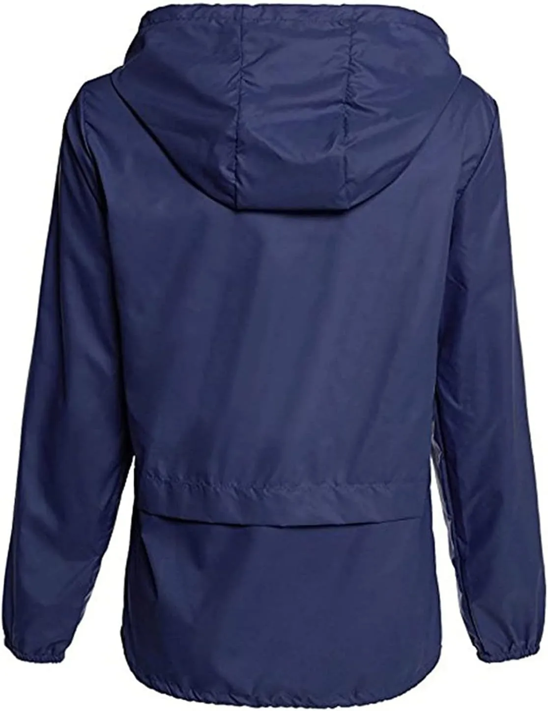 Cdiecer Raincoat Women Waterproof Rain Jacket Outdoor Hooded Windbreaker Lightweight Outdoor Active Hoodie with Pockets