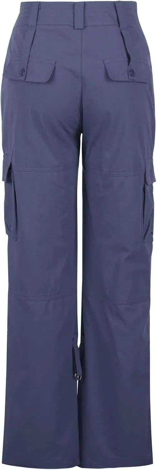 Ceboyel Women's Baggy Parachute Pants Straight Wide Leg Cargo Pants Multiple Pockets Jogger Trousers Y2K Clothing 2023