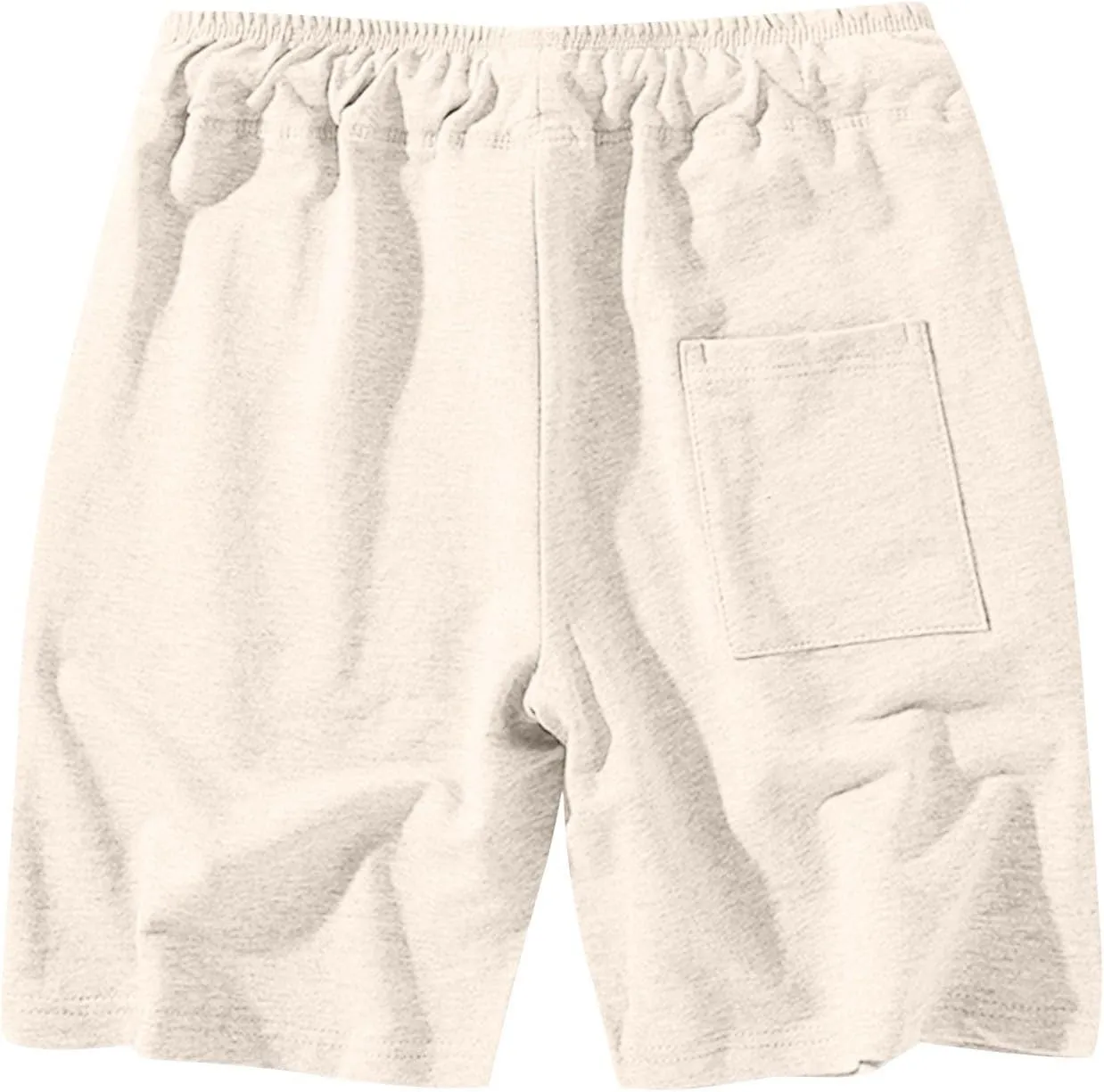 Cotton Shorts for Men Running Athletic Pants with Pockets Casual Drawstring 2025 Summer Gym Workout Lounge Clothes