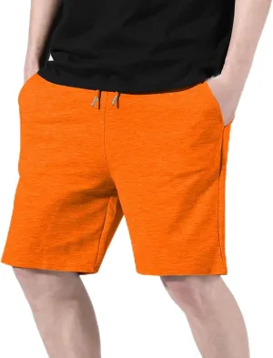 Cotton Shorts for Men Running Athletic Pants with Pockets Casual Drawstring 2025 Summer Gym Workout Lounge Clothes