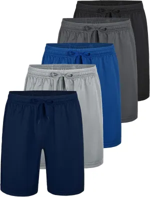 Facitisu Shorts for Men Lightweight Mens Athletic Shorts Quick Dry Gym Workout Running Shorts