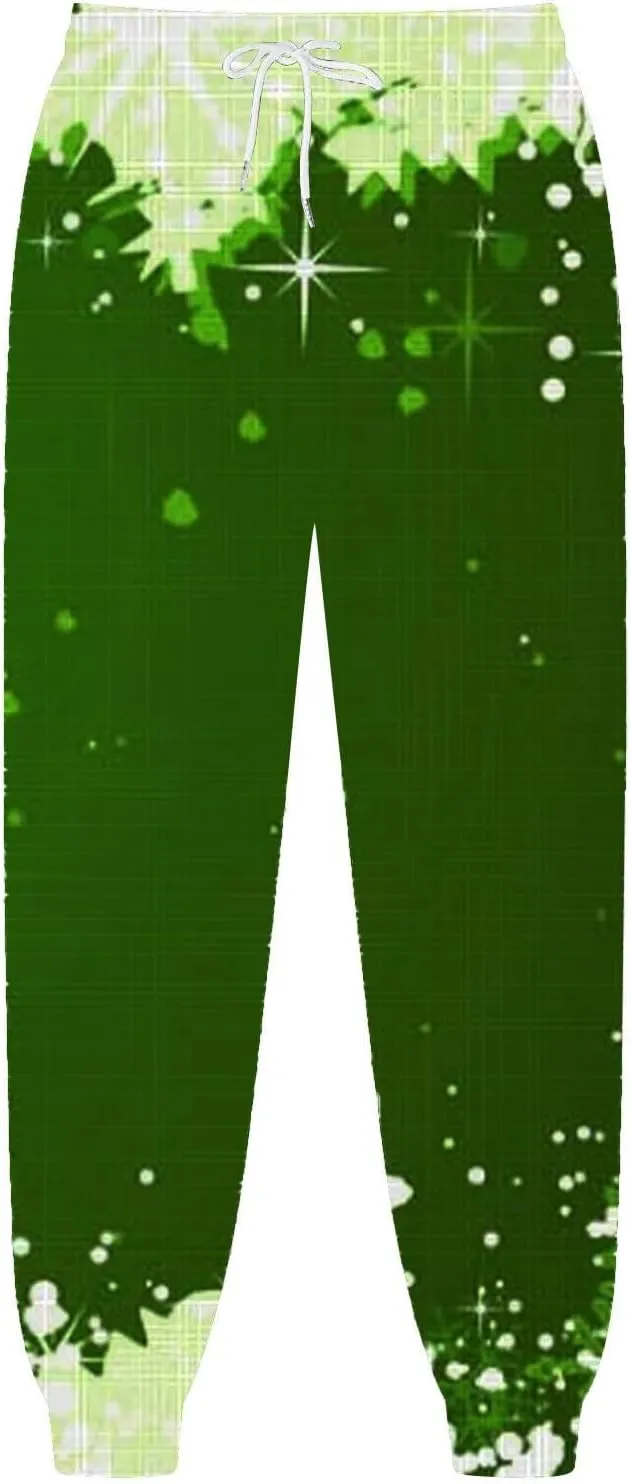 Funny Christmas Pajamas Trousers Men's Christmas Christmas Tree 3D Printed Casual Pants Pajama Pants Men Express