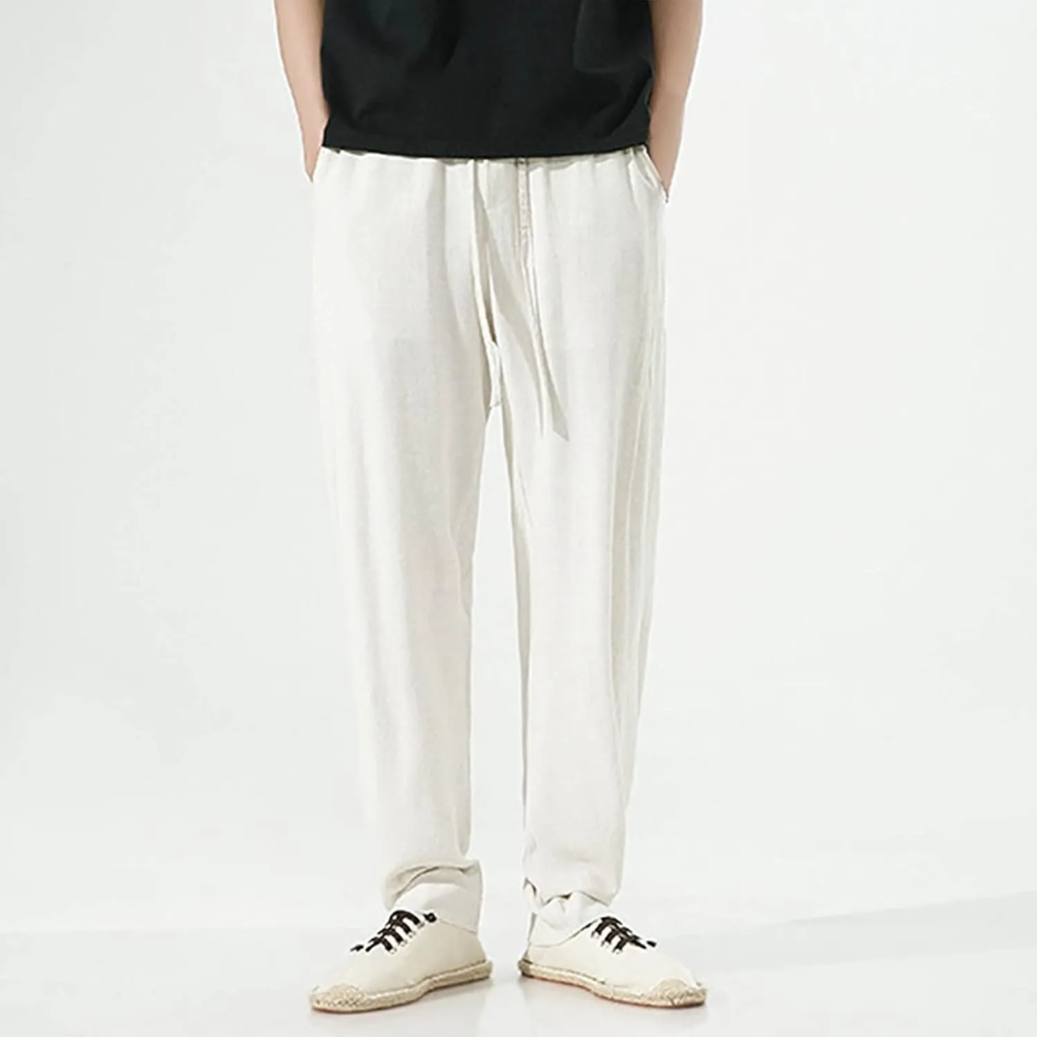 GIERIDUC Men's Golf Joggers Pants Pantalones Con Forro Polar para Hombre Men Running Pants Polyster Men's Relaxed Sweatpants