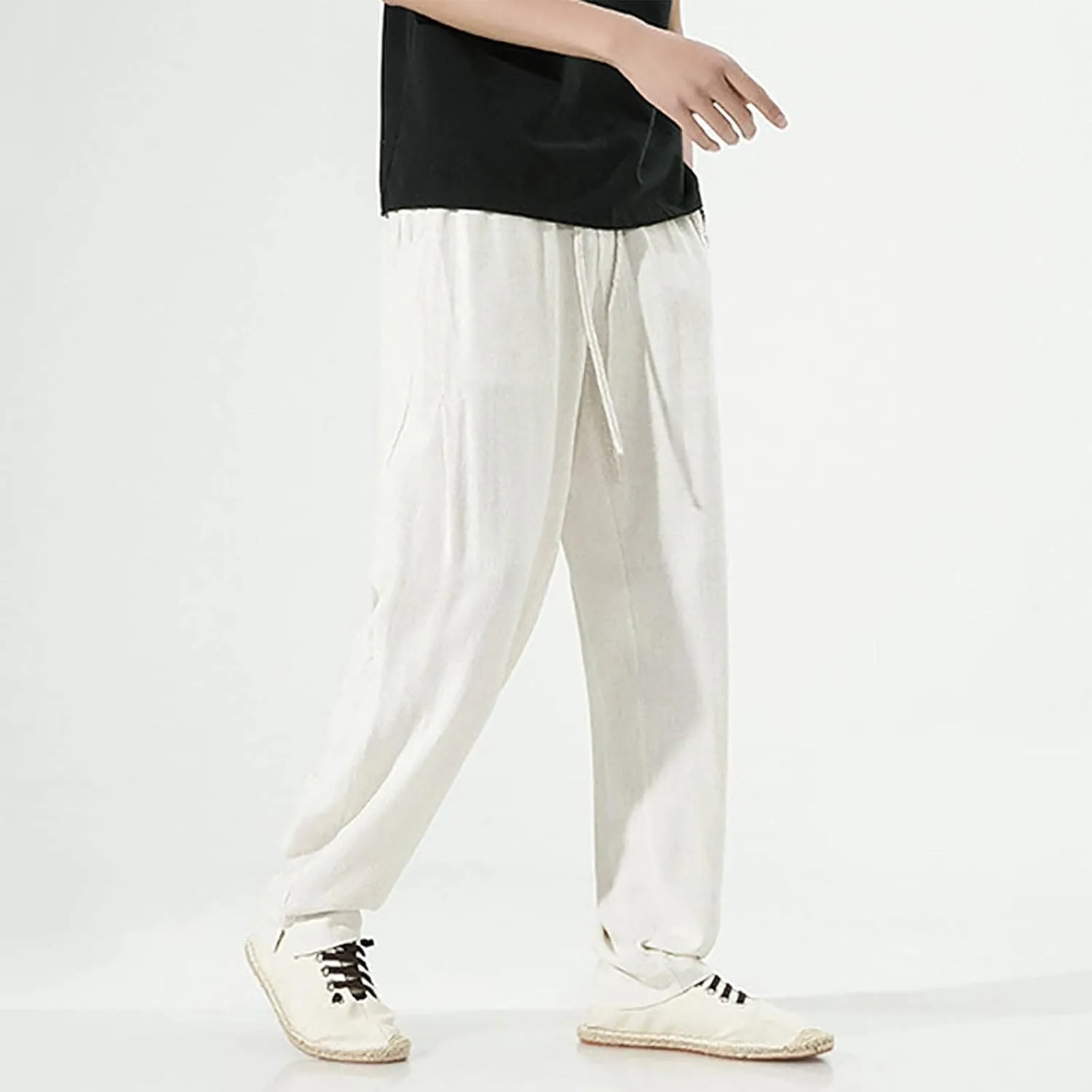 GIERIDUC Men's Golf Joggers Pants Pantalones Con Forro Polar para Hombre Men Running Pants Polyster Men's Relaxed Sweatpants