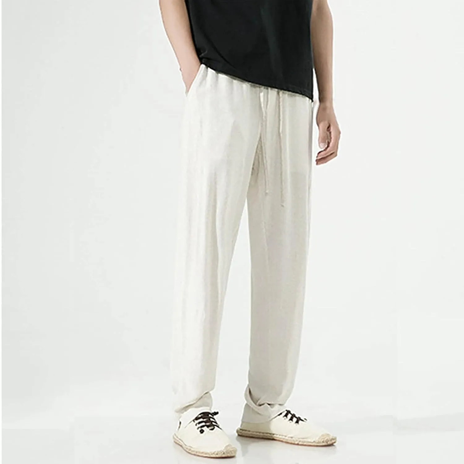 GIERIDUC Men's Golf Joggers Pants Pantalones Con Forro Polar para Hombre Men Running Pants Polyster Men's Relaxed Sweatpants