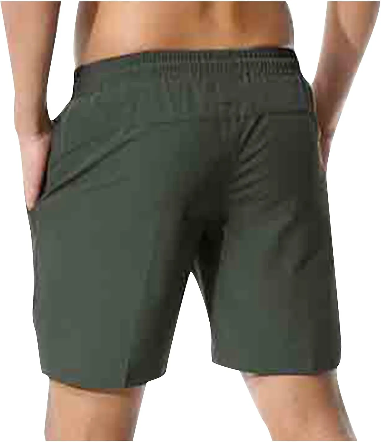 Lastesso Mens Shorts Athletic Workout Running Shorts Casual Drawstring Shorts with Pockets Comfy Training Running Jogger