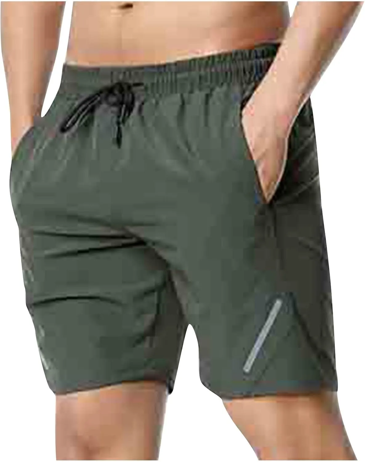 Lastesso Mens Shorts Athletic Workout Running Shorts Casual Drawstring Shorts with Pockets Comfy Training Running Jogger