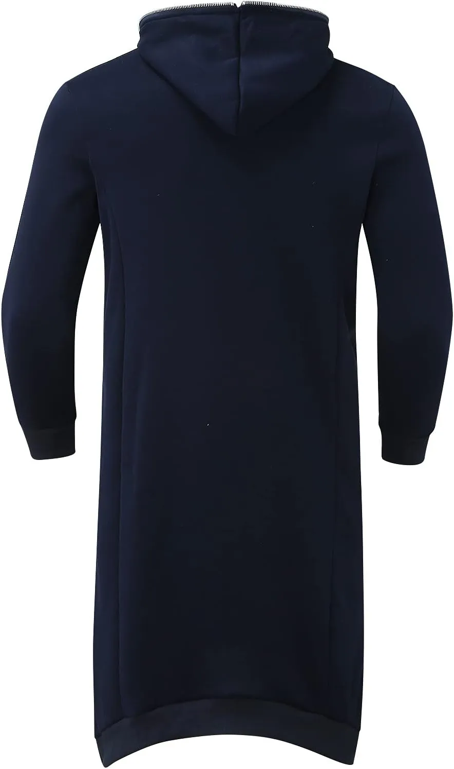 LCMTWX Men's Hooded Fleece Sweatshirt Large Size Sweater Jacket With Zip Pockets Graphic Drawstring Pullover Long Sleeve
