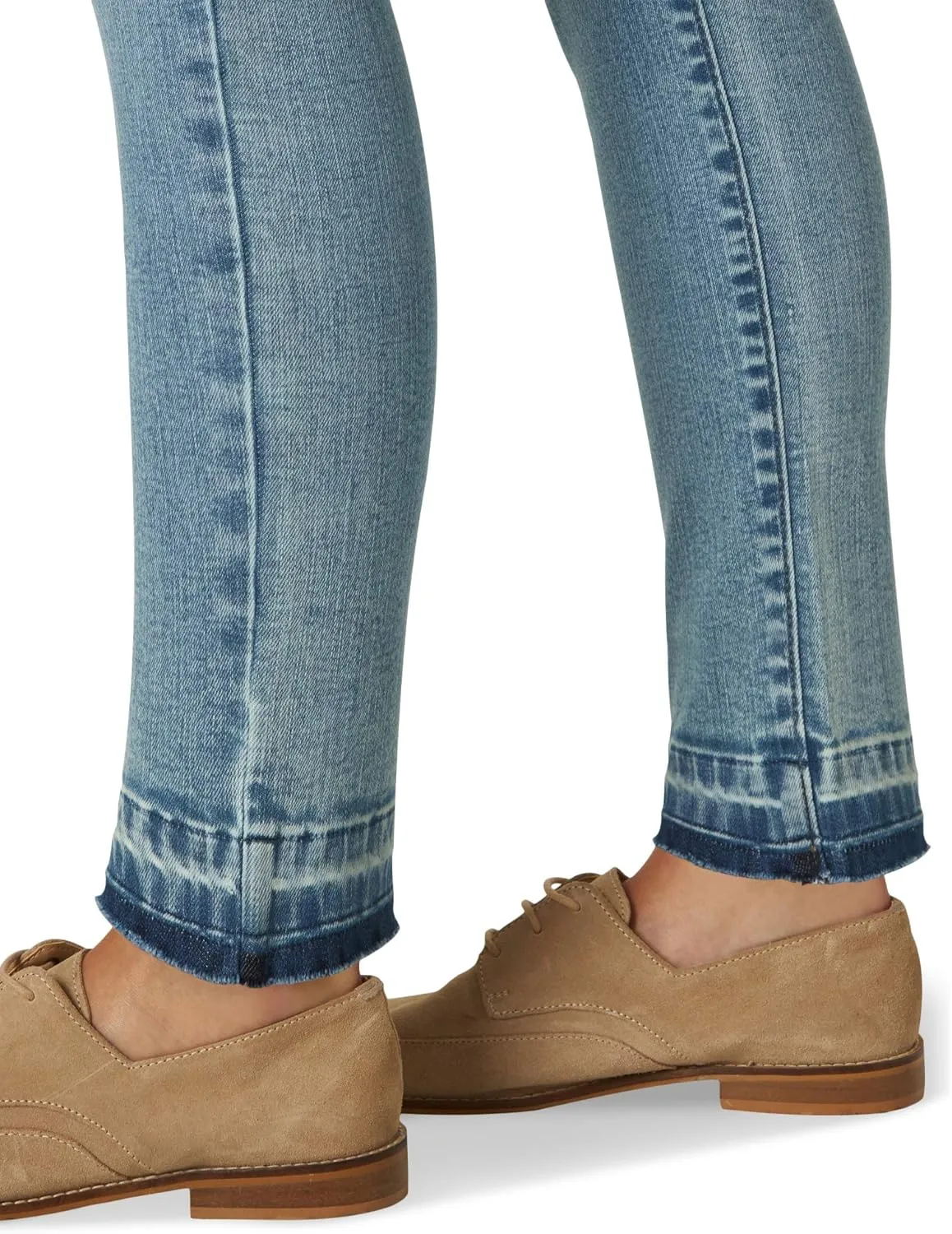 Lee Women's Slim Fit High Rise with Button Fly & Released Hem Jean
