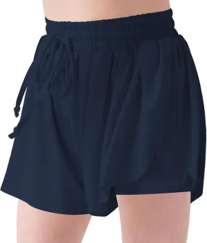 LETAOTAO Girls Athletic Shorts Kids Gym Running Biker Shorts for Teen with Liner 2-in-1 Running,Active