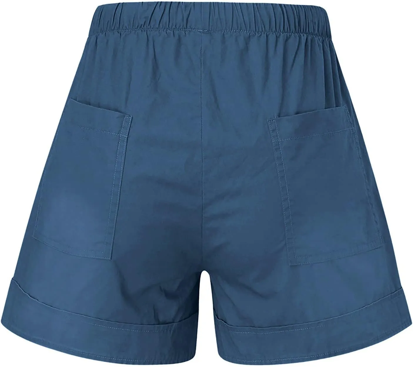 Linen Shorts for Women Casual Summer Summer Shorts Beach Holiday Stylish Drawstring Lounge Shorts with Pockets