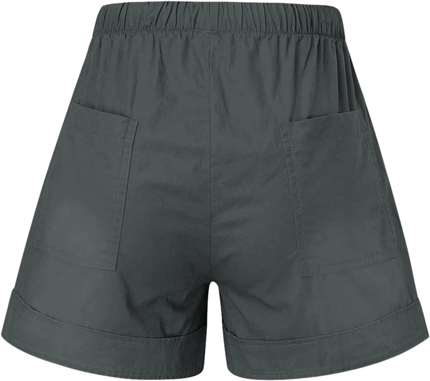 Linen Shorts for Women Casual Summer Summer Shorts Beach Holiday Stylish Drawstring Lounge Shorts with Pockets