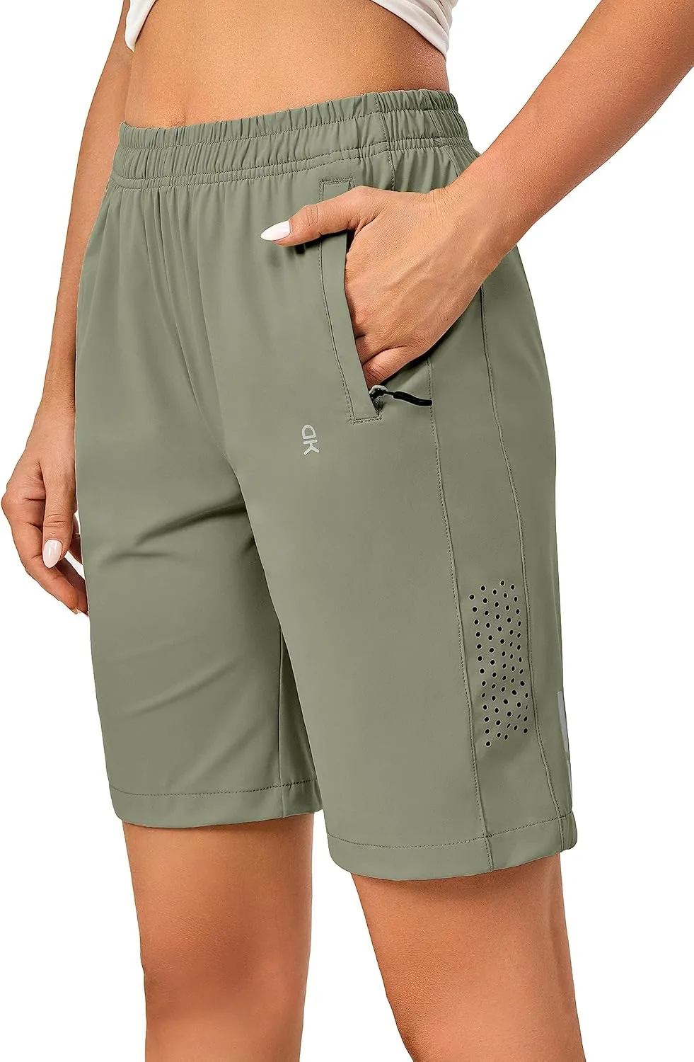 Little Donkey Andy Women's Stretch Hiking Shorts Quick Dry Lightweight Athletic Shorts for Running Golf