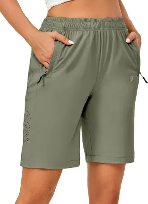 Little Donkey Andy Women's Stretch Hiking Shorts Quick Dry Lightweight Athletic Shorts for Running Golf