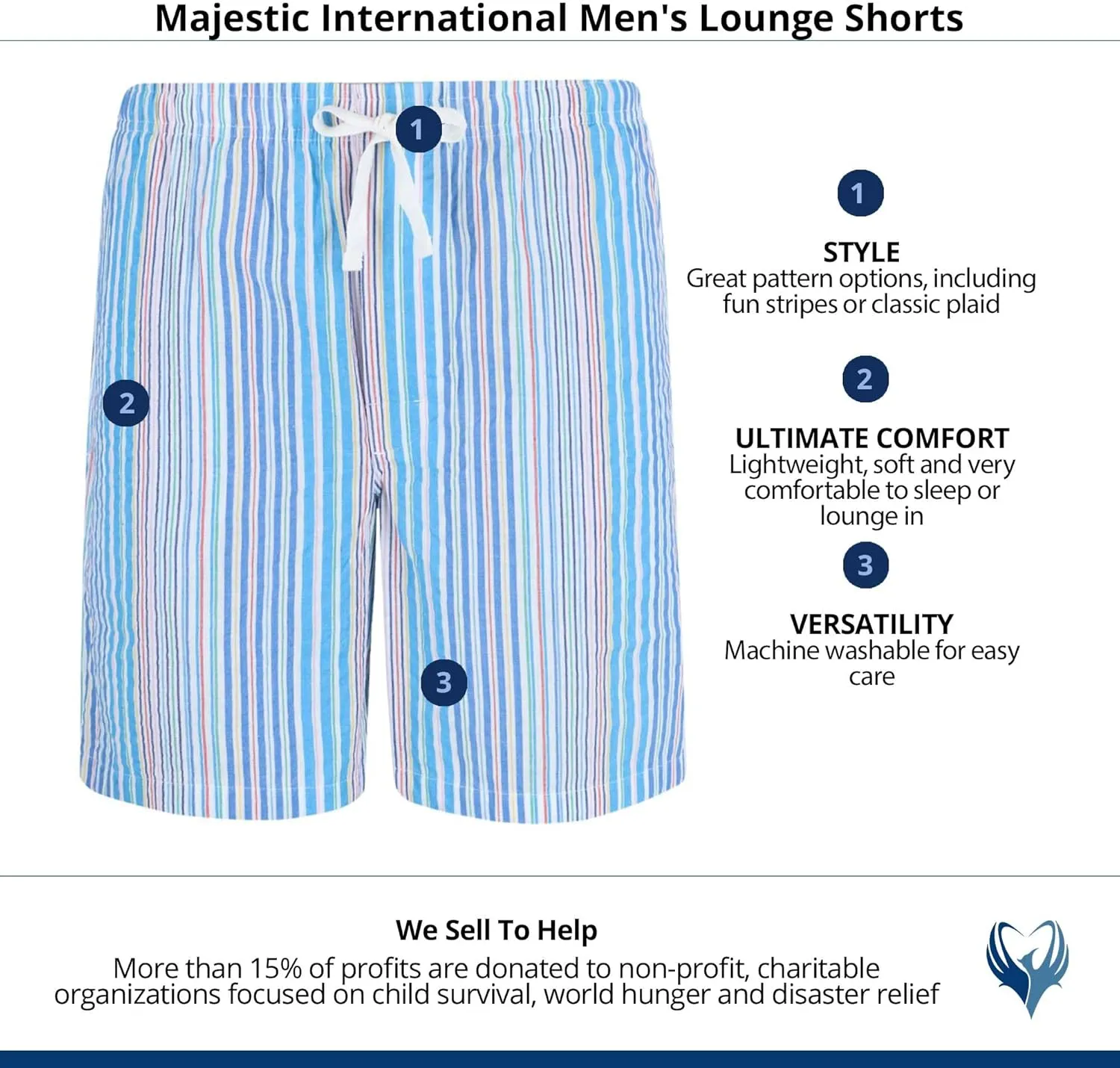Majestic International Men's Lounge Shorts