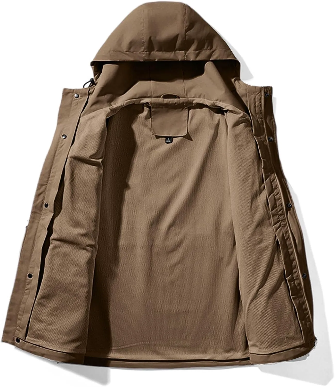 Men Women Oversized Rain Jackets Waterproof Windbreaker 2024 Unisex Hooded Raincoat for Outdoor Hiking Mountaineering