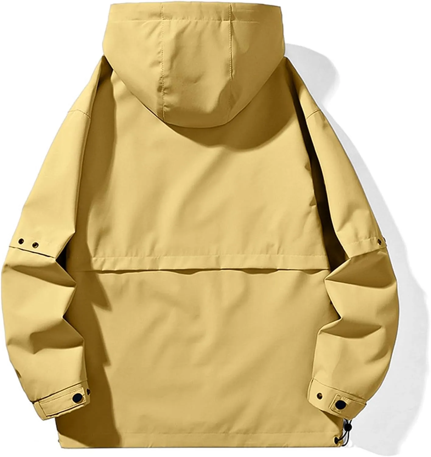 Men Women Oversized Rain Jackets Waterproof Windbreaker 2024 Unisex Hooded Raincoat for Outdoor Hiking Mountaineering