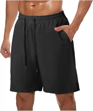 Mens Cargo Shorts Casual Linen Short Pant Summer Tropical Beach Undershorts Lightweight Walking Shorts