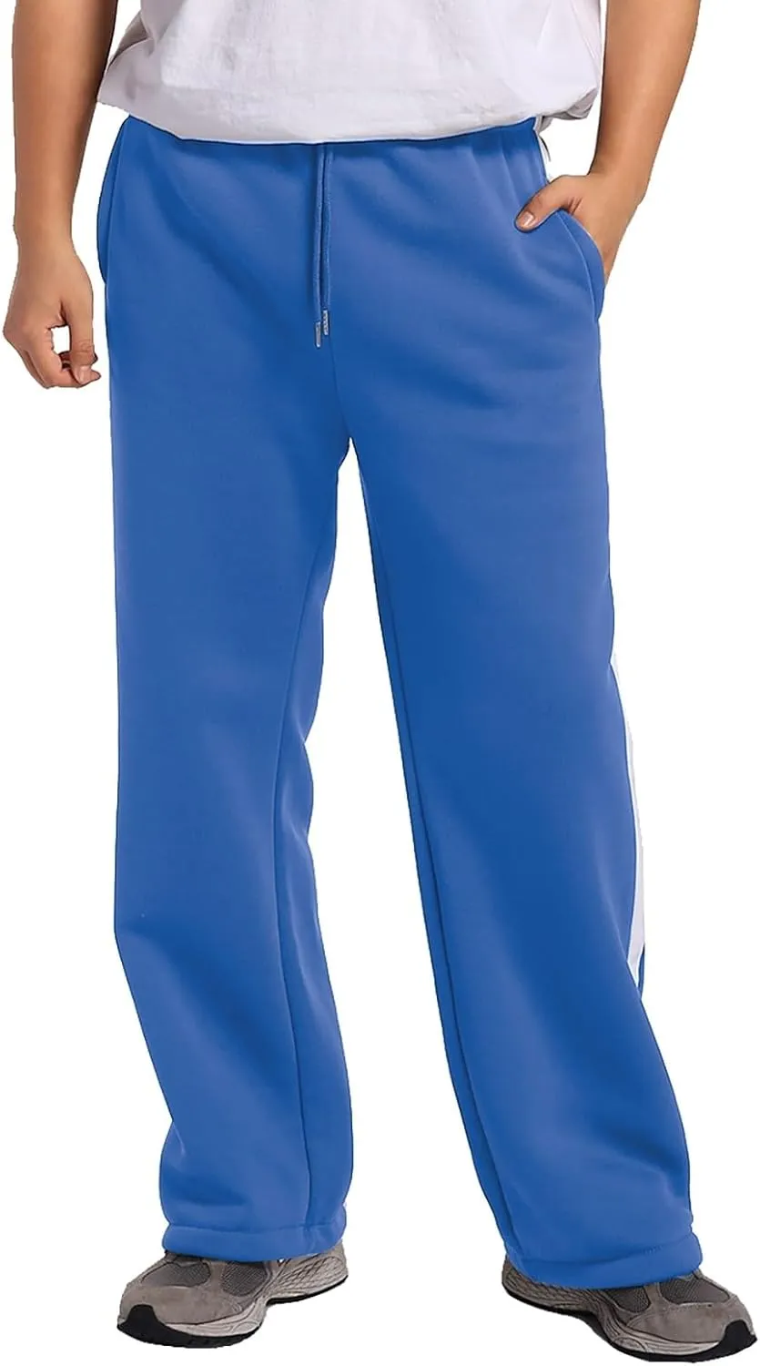 Men's Casual Cargo Pants Relaxed Fit Outdoor Hiking Workout Sweatpants, Stretch Drawstring Elastic Waist Jogger Pants