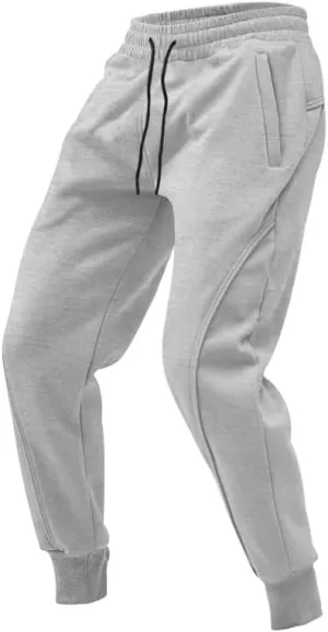 Mens Casual Sweatpants Drawstring Elastic Waist Jogger Pants Active Athletic Stylish Workout Track Tapered Trousers