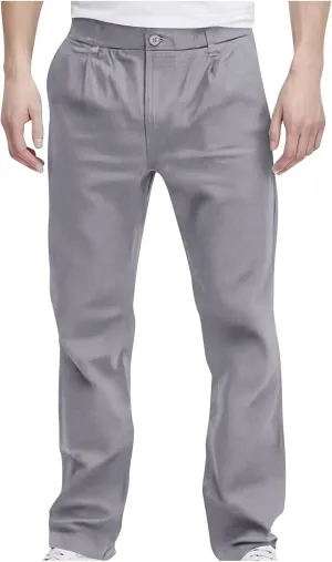 Mens Golf Jogger Pants Stretch Straight Leg Botton Dress Pants Casual Relaxed Fit Business Work Pants Pockets